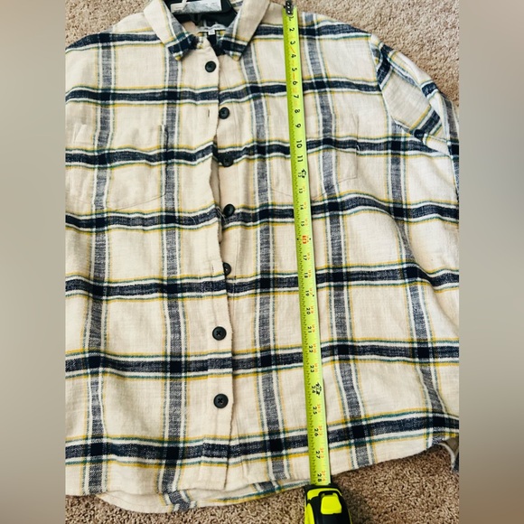 NWOT Madewell Oversized Ex-Boyfriend Shacket in “Caney Plaid” Pattern. - Picture 15 of 16